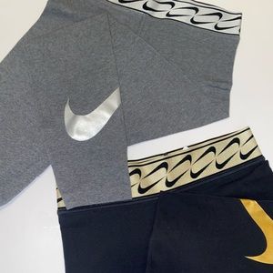 2 Nike Swoosh Leggings